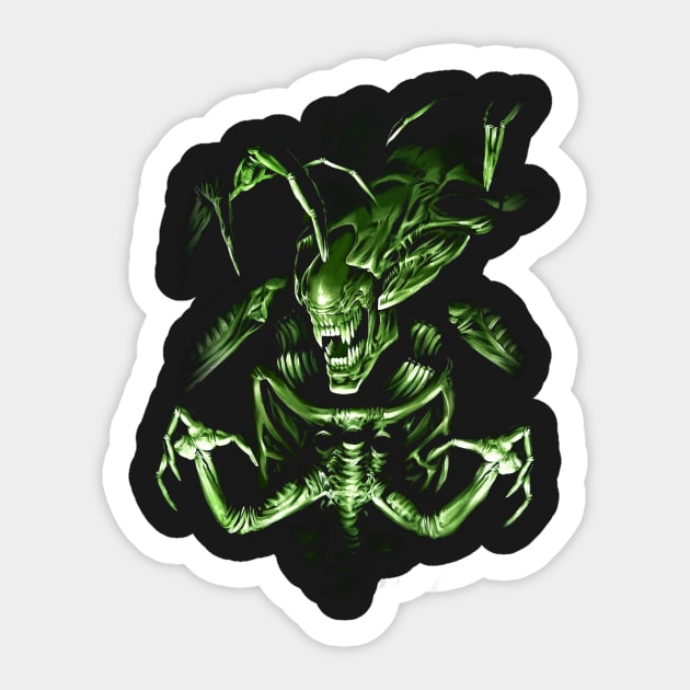 alien queen Sticker by chudd